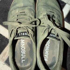 NOBULL Men's/Women’s Olive Green Camo Workout Sneakers 7.5 men’s or 9 womens